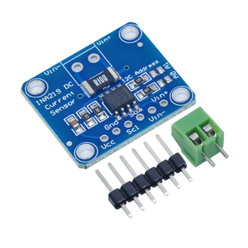 Bi-direcional DC Current Power Supply Sensor, Módulo Breakout, DIY, 3V-5V, Monitoramento de Energia I2C, SOT23, INA219