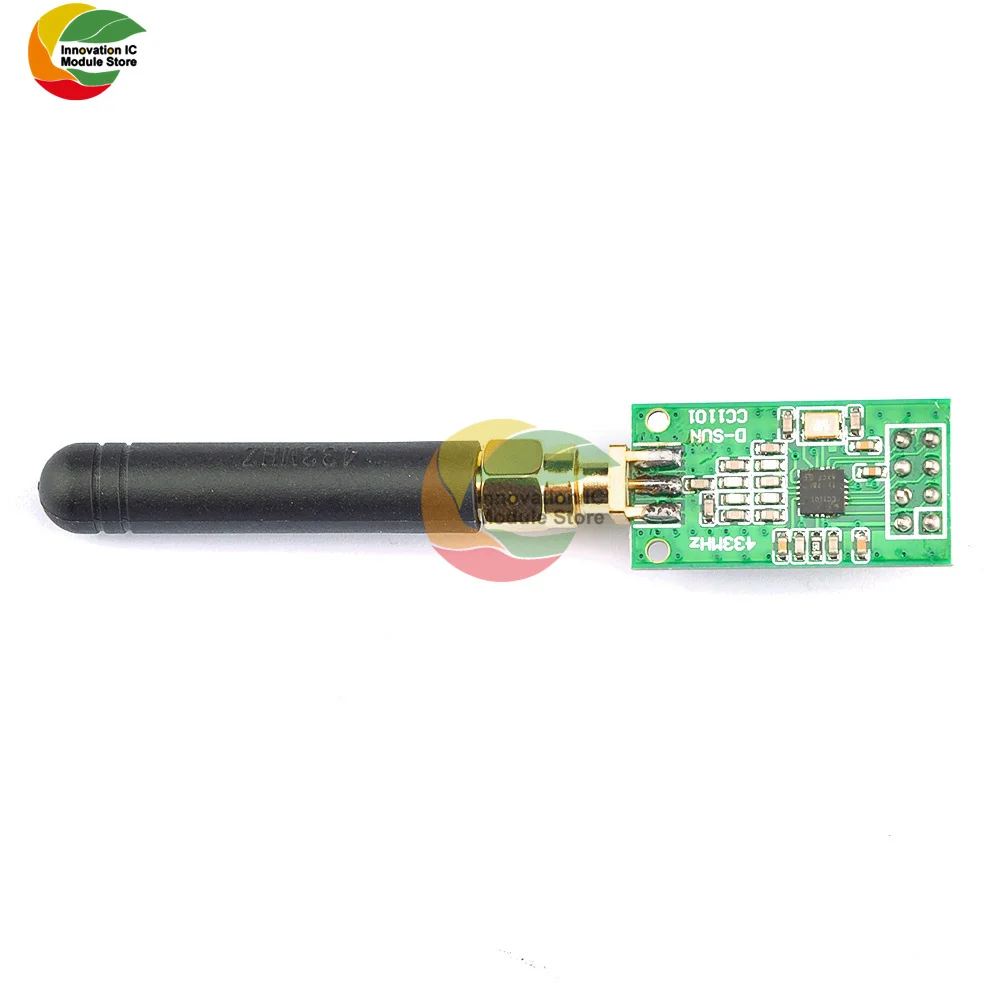 CC1101 Wireless RF Transceiver Board Module 315/433/868/915MHZ+SMA Antenna Wireless Module Supports 2-FSK GFSK or MSK Modulation