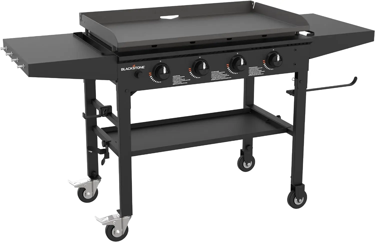 Blackstone 36 Inch Gas Griddle Cooking Station 4 Burner Flat Top Gas Grill Propane Fuelled Restaurant Grade Professional 36” Out