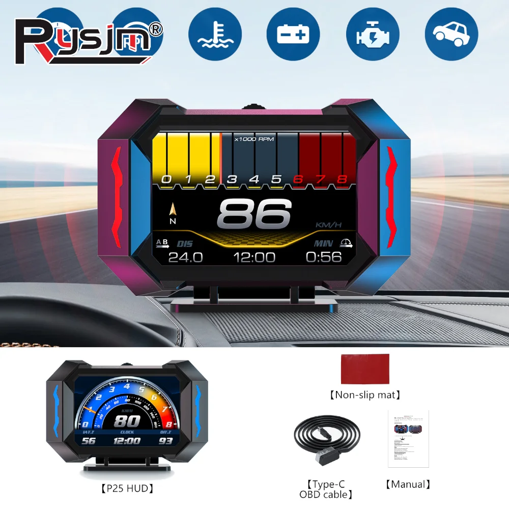 P25 Hud Obd Gps Sys…