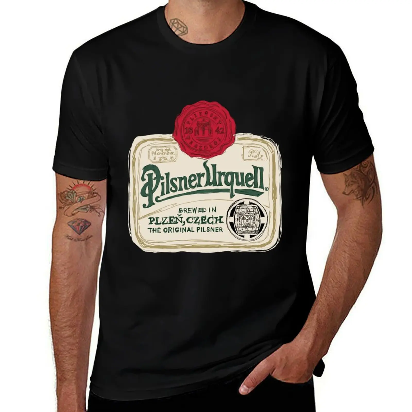 Pilsner Urquell POP Classic . T-Shirt Outdoor Working T-Shirt
