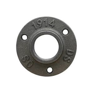 Ferro fundido Flange Tubo Conector, Rosca Fêmea, Wall Mount, Antique Artesanato, Home Storage, Acessórios Decorativos, Piso, 1/2 6 principais vendas conector para tubos ferro - №4