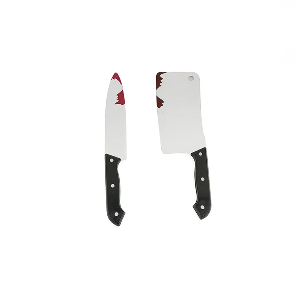 

Набор из 4 пластиковых ножей для Хэллоуина с эффектом крови, реквизит для фокусов, декорации для фестивалей, реквизит для розыгрышей