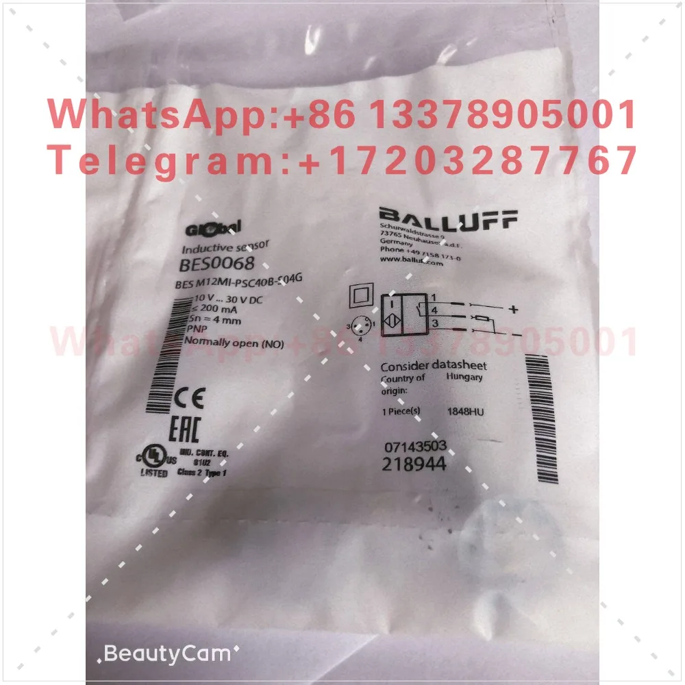 Original Balluff Sensor BES M12MI-PSC40B-S04G