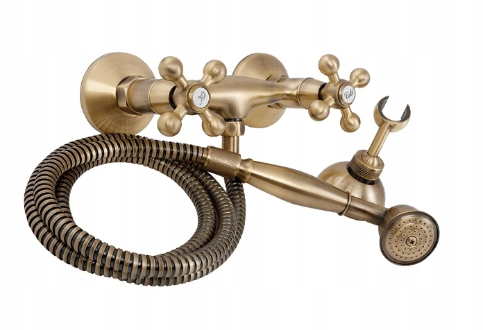 Douchekraan Muur Retro Messing Antiek Stilo