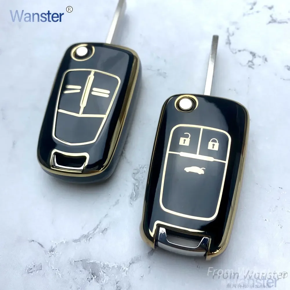 2/3 Bottons TPU Car Flip Key Fob Case Cover Shell portachiavi per Vauxhall Opel Astra H Corsa D Vectra C Zafira Astra Vectra Signum