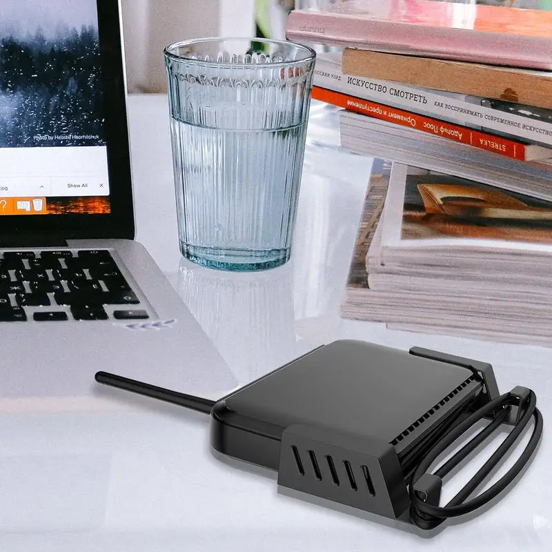 Dudukan Router Terpasang Di Dinding Rak Router Plastik ABS Penyangga Router Gantung Dinding Braket Router Tahan Lama Dudukan Komputer Laptop