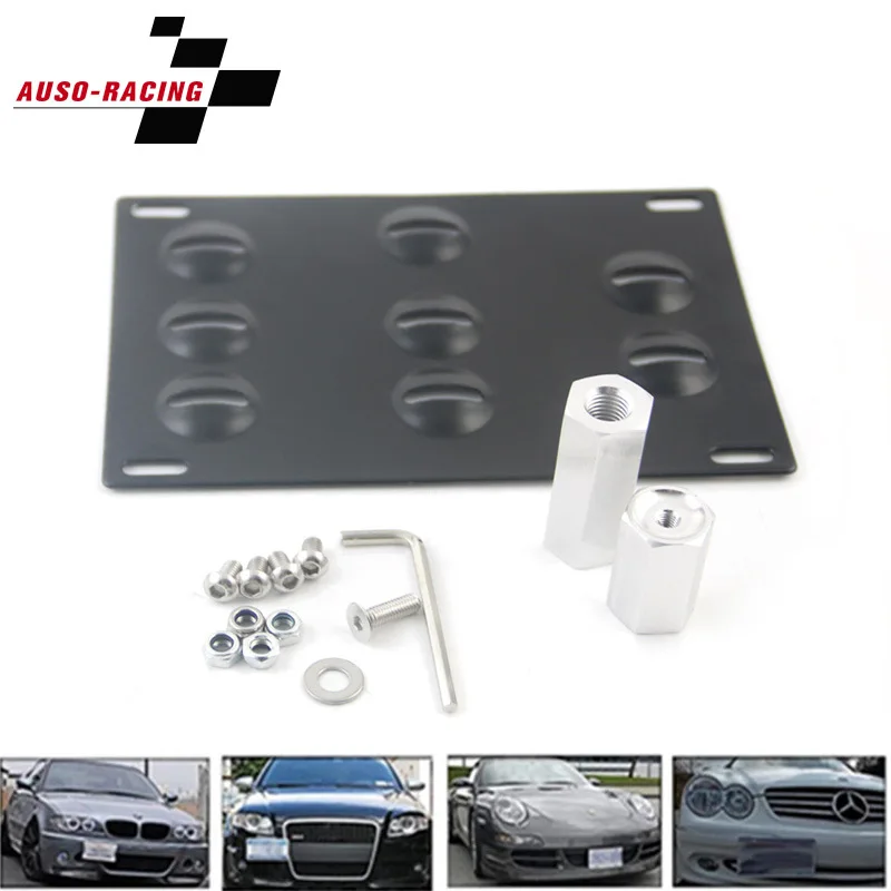 

EbayAmazon Cross-Border Hot American Car Modification Trailer Hook License Frame Personality License Plate Frame License Plate F