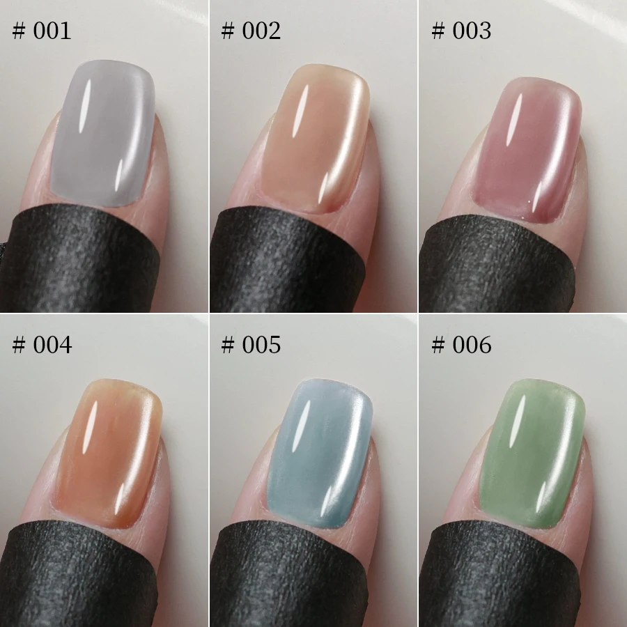 RSNAIL 9g Crystal Cat Eye Gel Nail Polish Glass Cat Magnetic Gel Nail Art Manicure UV Soak Off Semi Permanent Varnish for Summer
