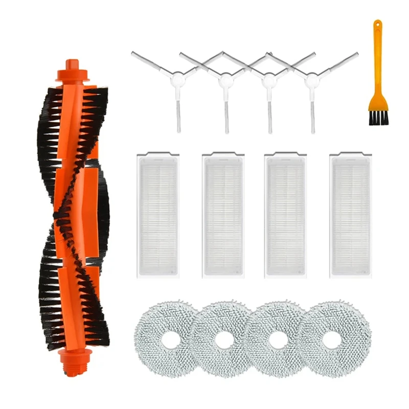 Для Xiaomi X20 C101 комплект роботов-пылесосов, запасные части, аксессуары, накладка для швабры, протирающая роликовая щетка, фильтр Hepa, мешки для пыли