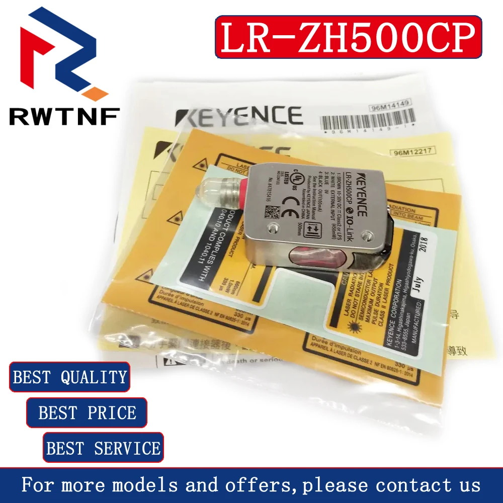 Nuovissimo sensore laser LR-ZH500CP KEYENCE reflection originale da 500mm