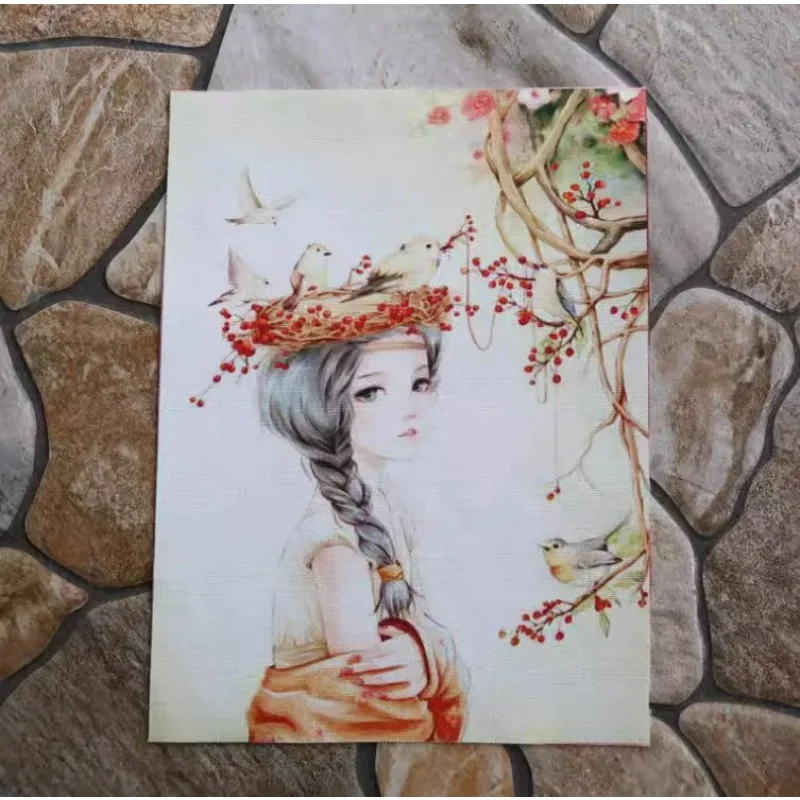 ผ้าใบผ้าฝ้ายปะติด15X20cm ลายการ์ตูนสำหรับการเย็บแบบ DIY และการควิลท์กระเป๋าหนังสือ Bahan dekorasi บ้าน