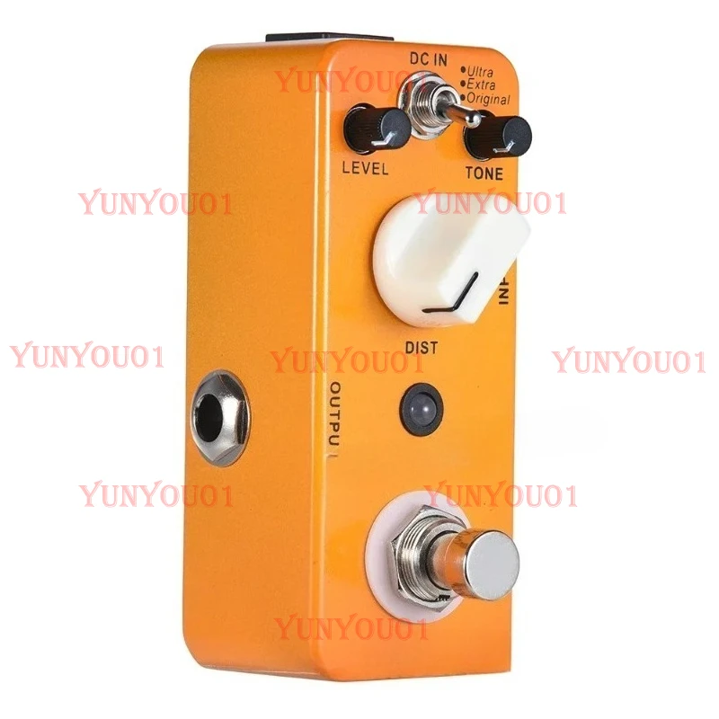 MK2 Distortion Stompbox Guitar Effects Hard, Powerful, Low-noise Distortion Tone