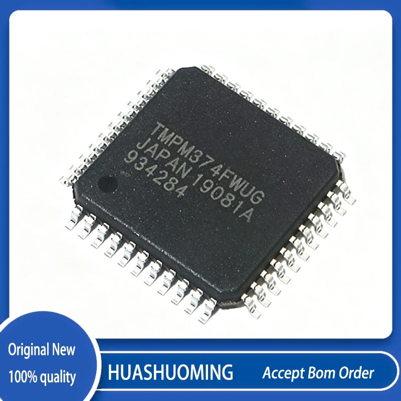 5Pcs/Lot TMPM374FWUG  TMPM374   LQFP-44