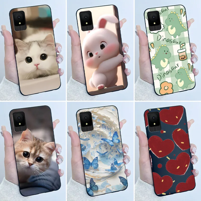 

Cute Case For TCL 502 501 503 Shell TCL K11 T432W Protective Cover Vodafone Smart M25 Funda Soft Silicone Cartoon Casing Fundas