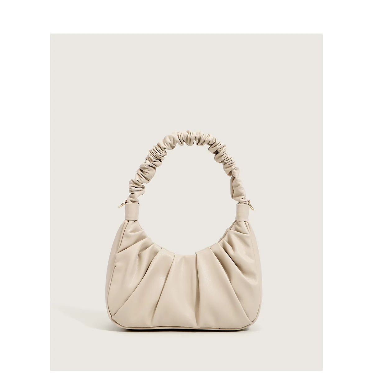 

New Pleated Tote Soft Leather Clouds Bag Dumpling Underarm Bags Summer Shoulder Crossbody Bag