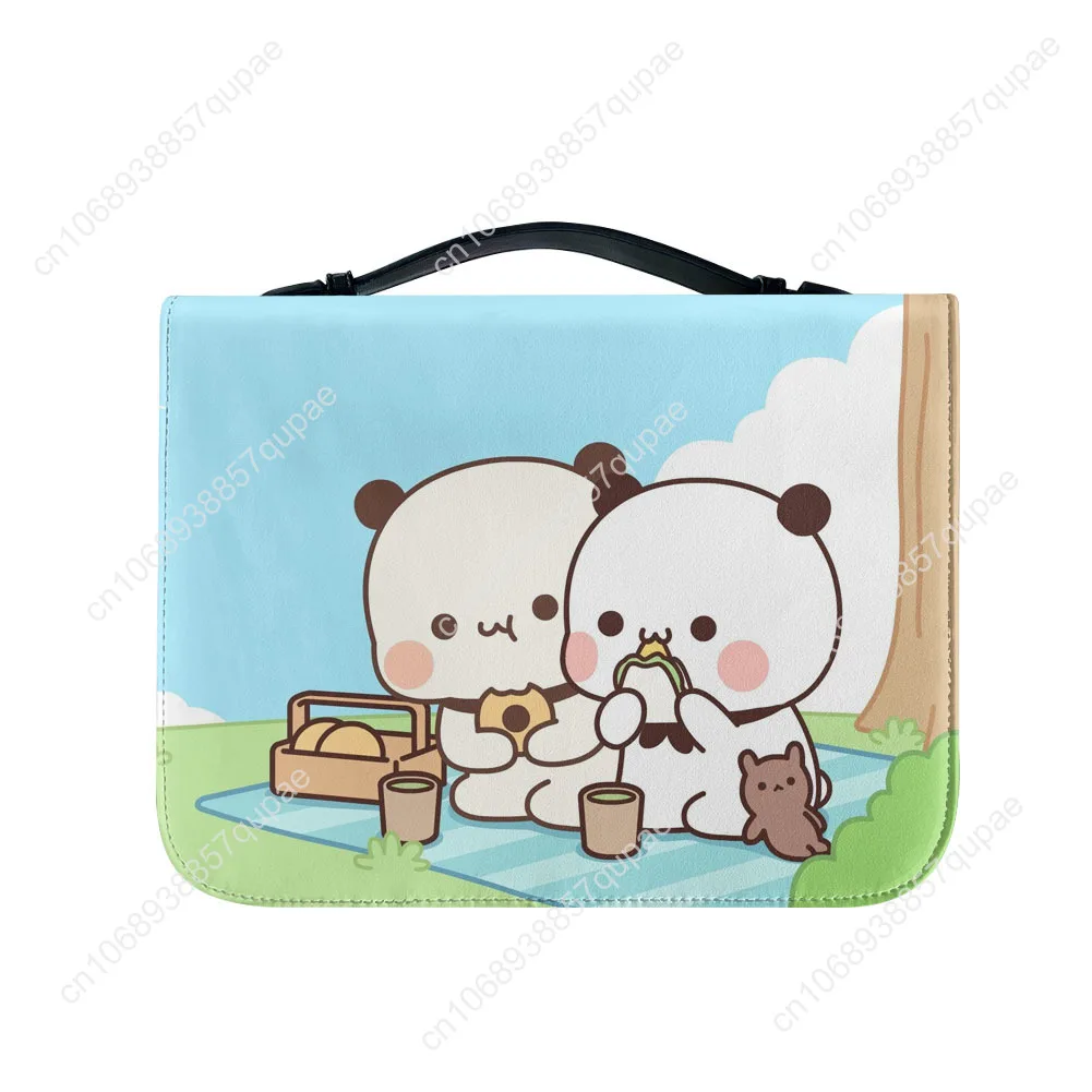 Cartoon Animation B-Bubu Dudu Bags Christian Gifts Personalized Cover Bible Pack Waterproof Leather Bag Pockets Package Case
