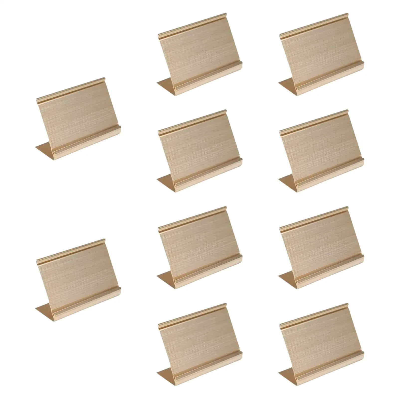 Metal Sign Holder Stand Simple Price Tag Display Convenient Label Stand for Office Meeting Room