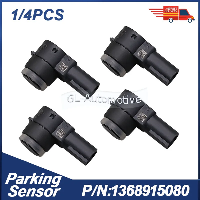 1/4PCS 1368915080 PDC Parking Sensor For Fiat Bravo Doblo Ducato Kasten Citroen Jumper Bus Peugeot Bipper Boxer