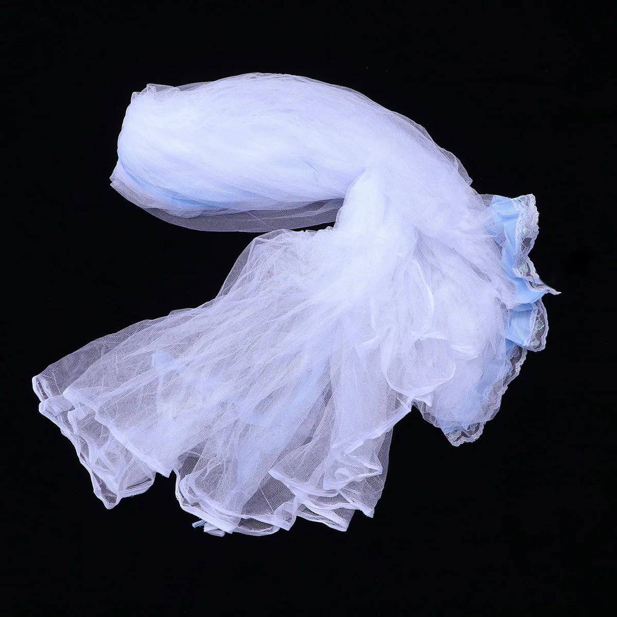 Składana moskitiera dla niemowląt, baldachim na łóżeczko, niebieska koronkowa okrągła siatka, osłona na łóżeczka, koce do zabawy, mniejsze łóżka, do pokoju chłopców i dziewczynek.