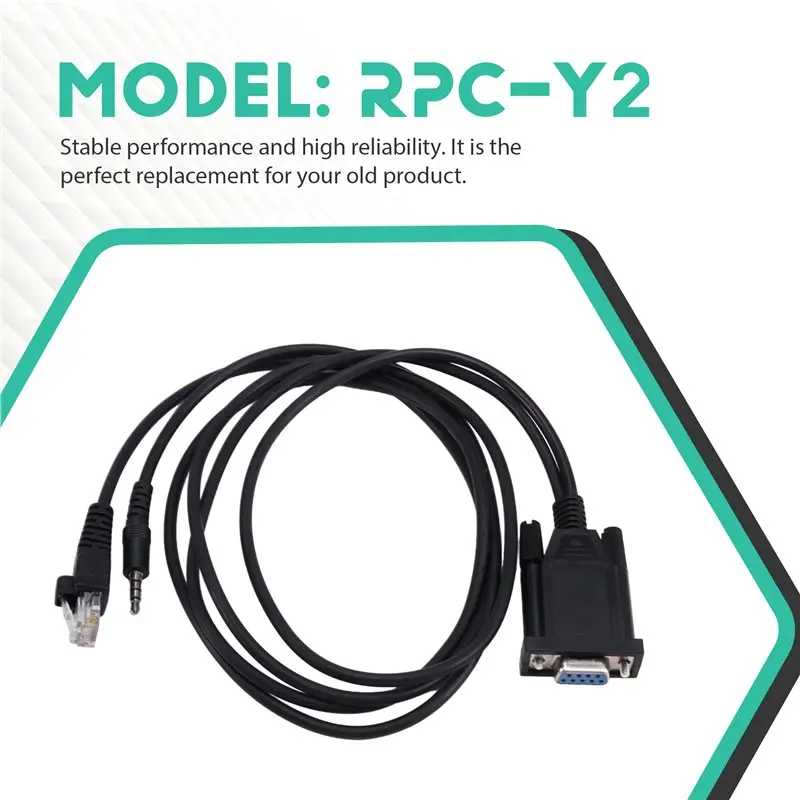 Radio 2 In 1 For Vertex Yaesu VX2200 VX2508 VX160 VX3R FT-2500 FTH-2008 VXR-1000 Programming Cable DB9 COM Port 2 In 1