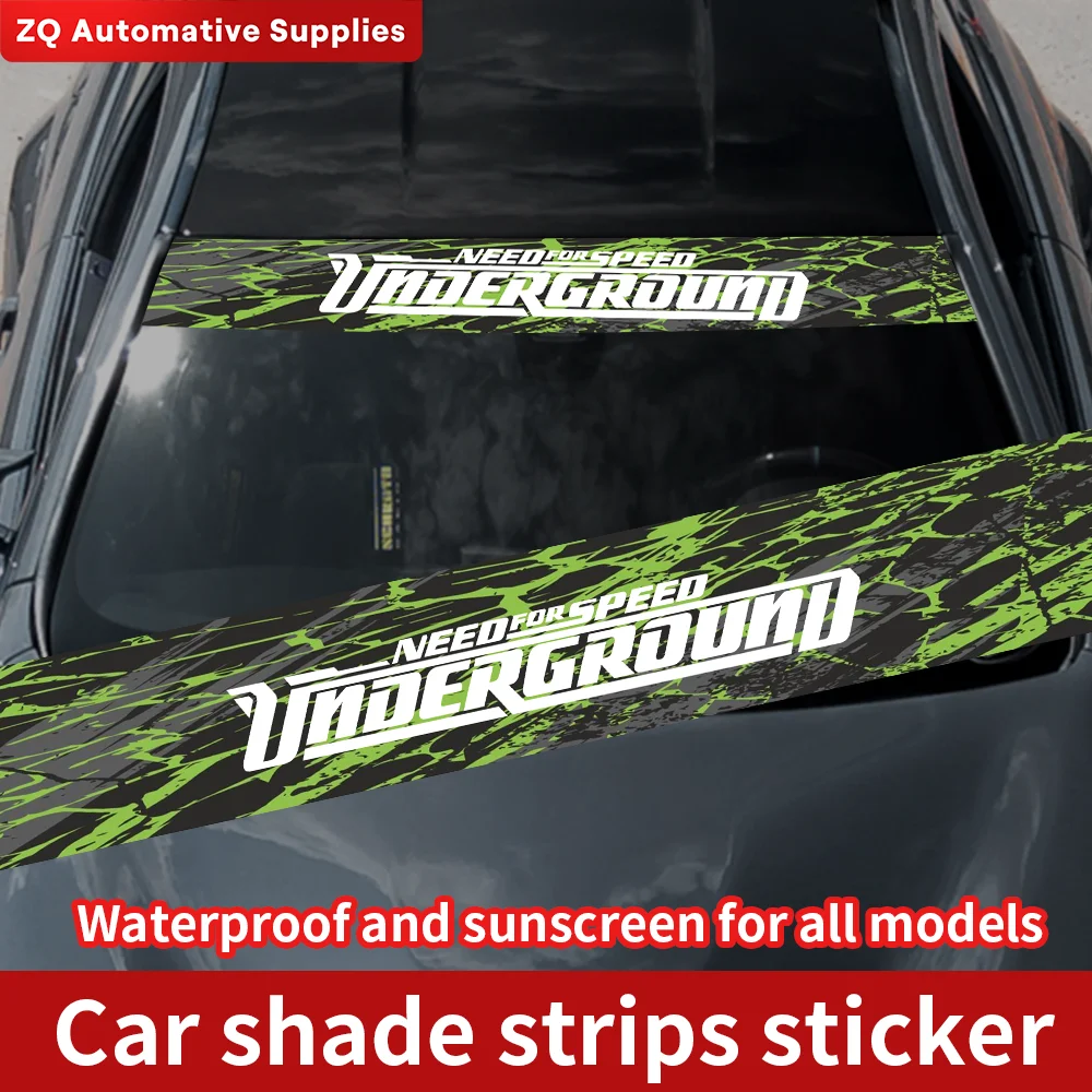 

NEED FOR SPEED JDM Car Sunshade Stickers Auto Front and Rear Windscreens Waterproof Sunscreen Window Decal Scratches Decors
