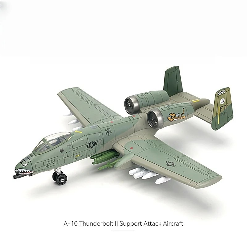 1:72 US New A-10 Thunderbolt II Support Attack Aircraft Model Creative Military Series Building Blocks Toys For Boys Xmas Gifts