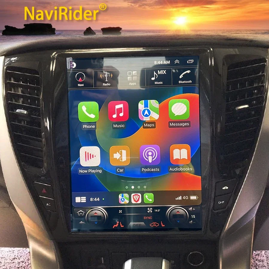 202512.1inch Android Vertical Screen for Pajero Sports 2022 GPS Carplay Car Radio Multimedia Video Player Auto Naviga