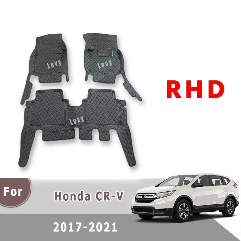 

Ковры RHD для Honda CR-V CRV CR V 2022 2021 2020 2019 2018 2017, автомобильные коврики, автозапчасти, чехлы, аксессуары, защитные педали