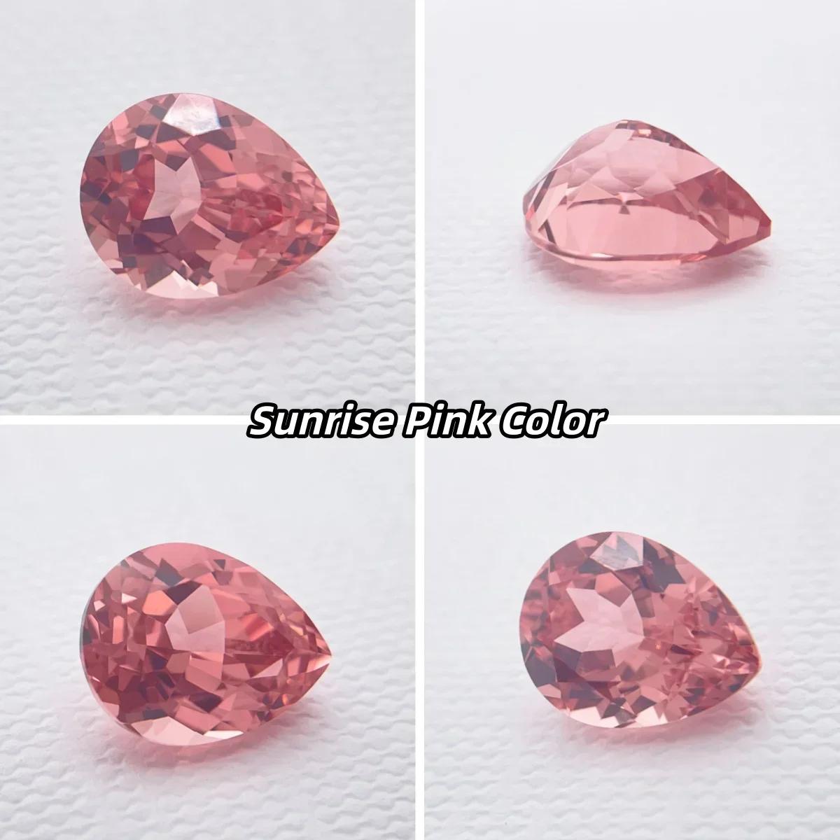Im Labor gezüchteter Paraiba-Turmalin im Birnenschliff für die Schmuckherstellung, DIY-Anhänger, Ohrringe, Ringe, Turmalin für Anhänger. – Detail 19