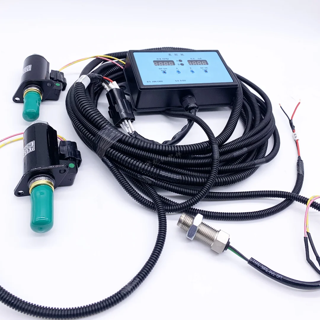 Suitable for Excavator Universal Hydraulic Pump Flow Controller Universal Proportional Solenoid Valve Controller