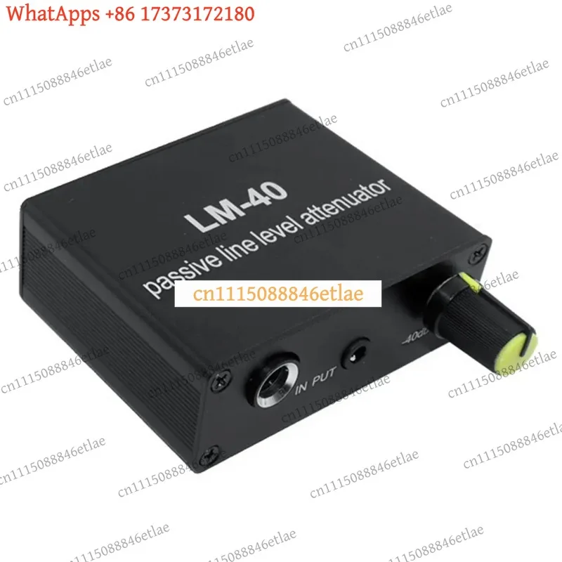 k3 DT80 Passive Audio Attenuator – Line Level Converter for Sound Card, Mic & Speaker Ports with 3.5mm Cable