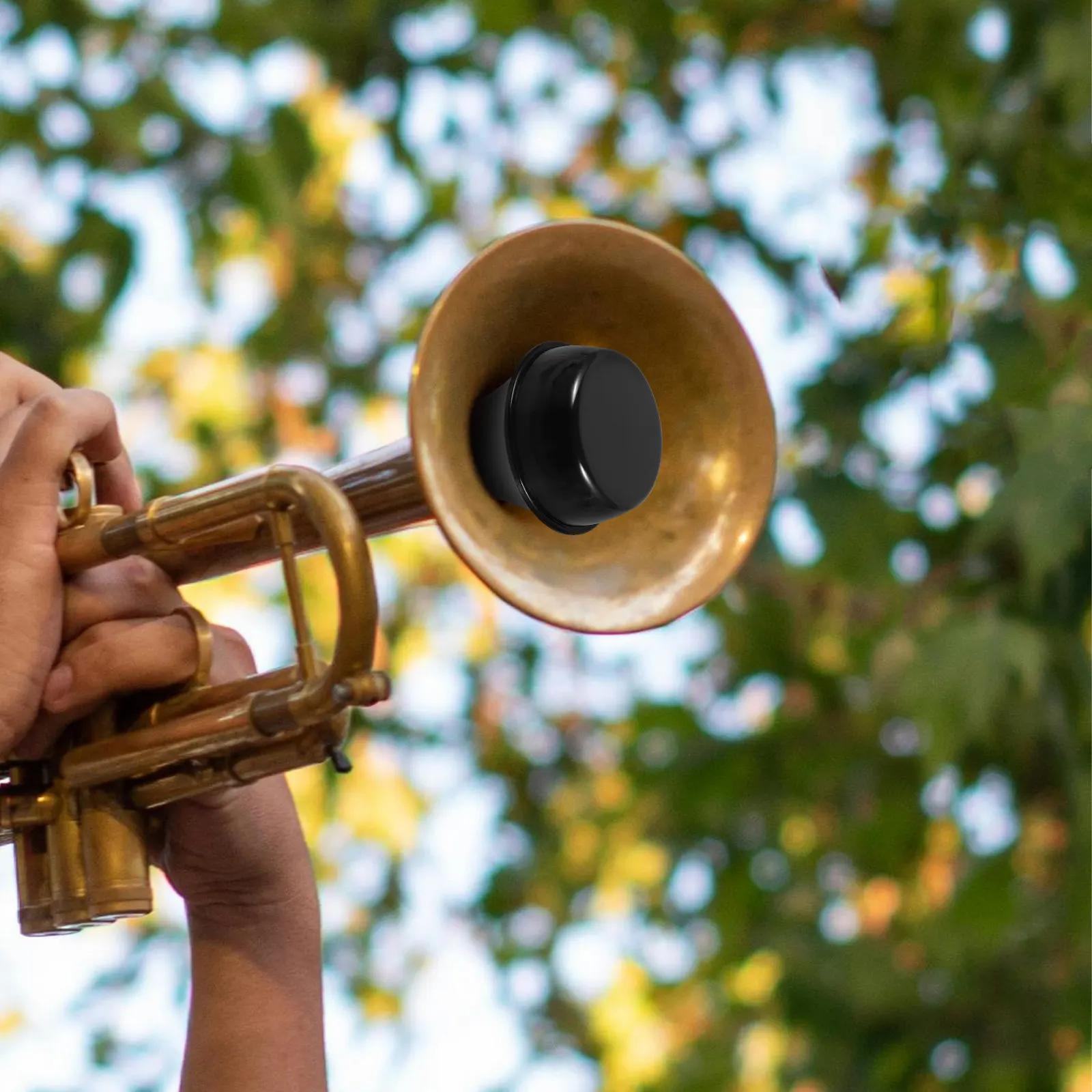 

Plastic Trumpet Mute Lightweight Durable Practice Mute for Horn Trombone Trumpet Accessories Trombone