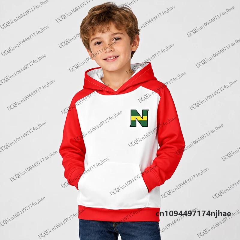 Anime Nankatsu Captain Tsubasa Print Hoodies For Children Autumn Long Sleeve Pullover Oversized Sportswear Casual Kids/Adult Top