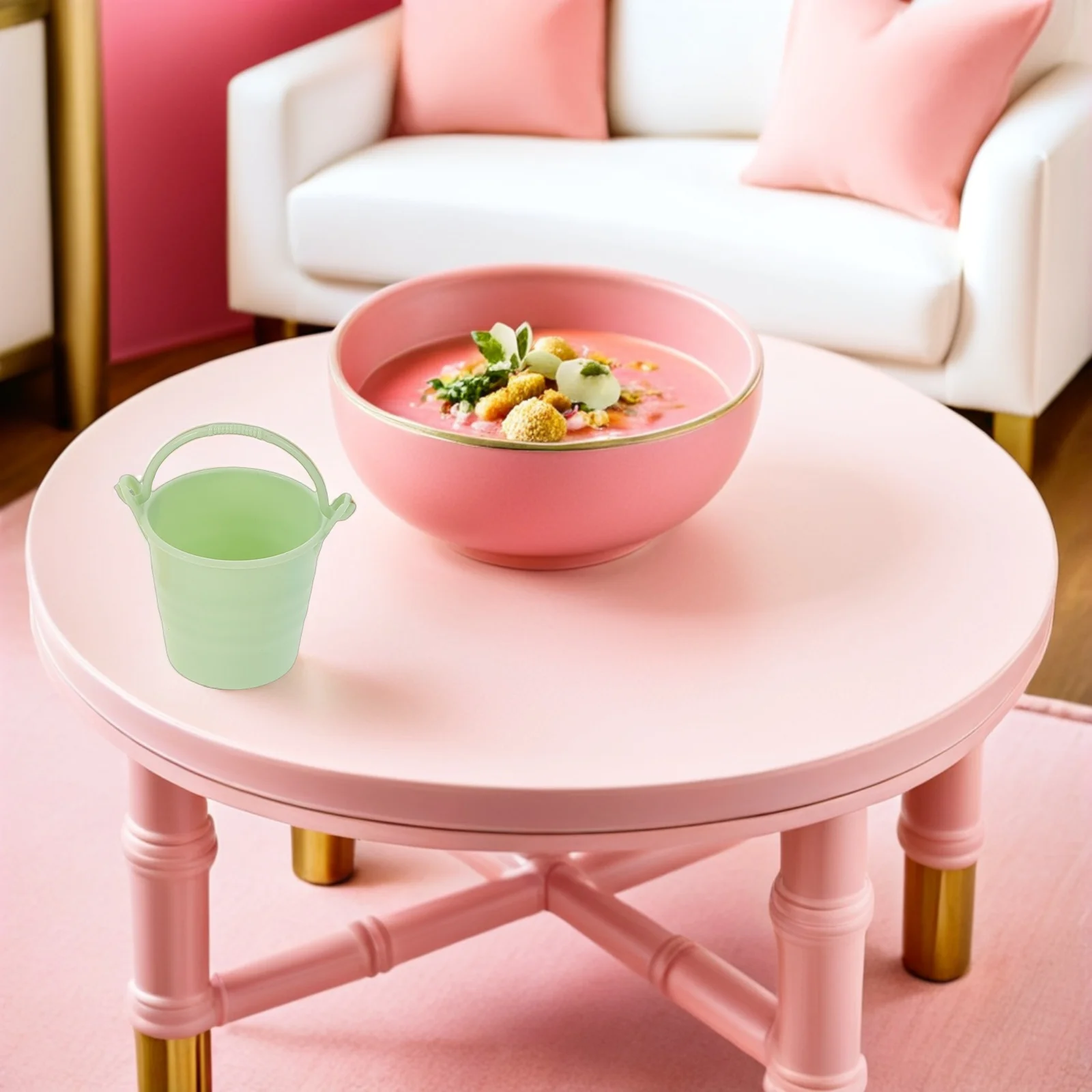 

35 шт. миниатюрные игровые аксессуары, реалистичные крошечные ведра для воды для сценариев кукольного домика, ролевые помолвки