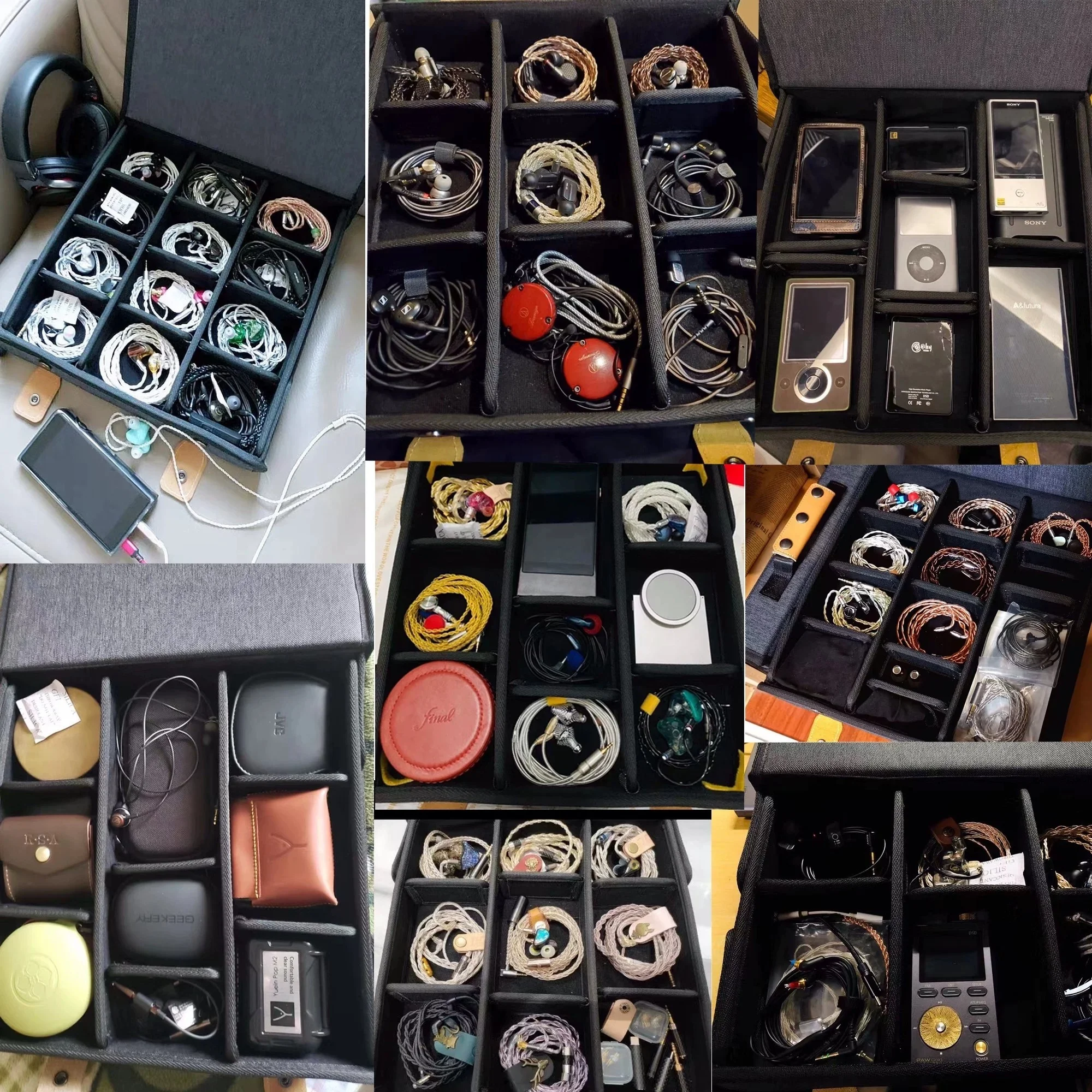 Etui na słuchawki, cyfrowy organizer do przechowywania, słuchawki douszne, kabel do transmisji danych, power bank, przenośna torebka, prezenty — zdjęcie produktu 5