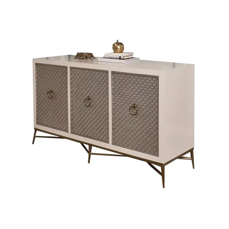 American light luxury door cabinet high-end modern simple household shoe cabinet