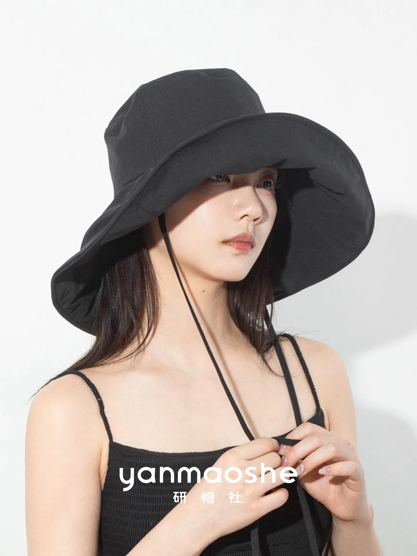 Summer 100 Percent Cotton Wide Brim Bucket Hat For Women Windproof Uv Protection Sun Hat Multiple Sizes Fit Small To Extra Large