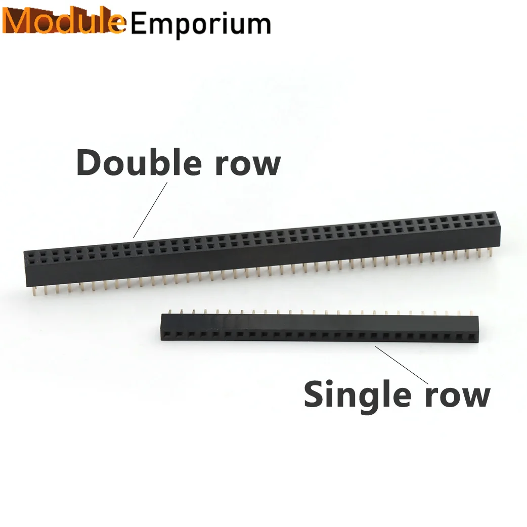 Embase de broche à double rangée simple, douille 600, embase de broche 2mm, 2.0mm