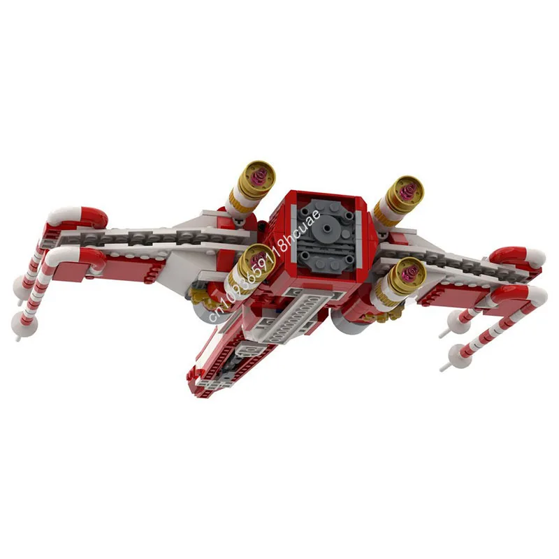 539pcs Star Battle Christmas X Wing (75301) Starfighter Model Building Blocks Diy Education Assembly Toys Kids Christmas Gifts
