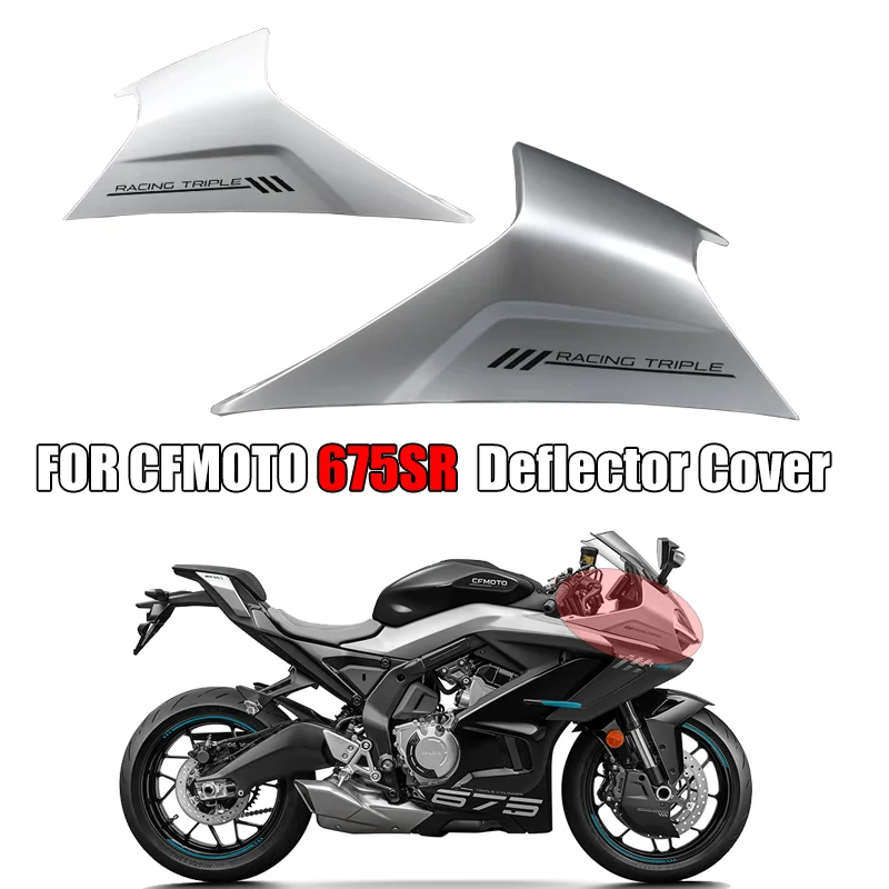 For CFMOTO 675SR-R 675SR 675 Original Motorcycle Front Headlight Cover CF650-10 Deflector Cover Front Cover Plastic Accessories