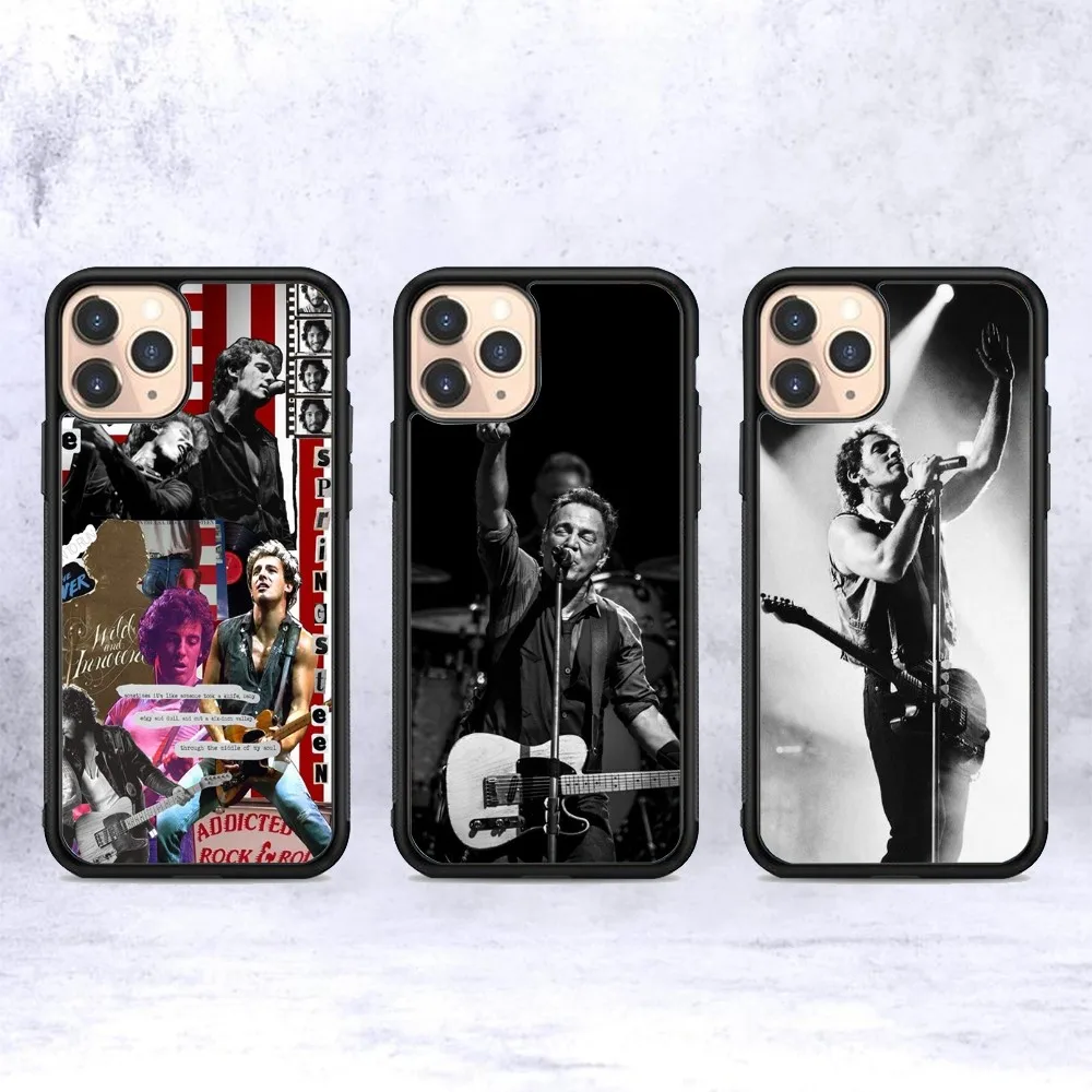 

Bruce Springsteen Guitar Phone Case Silicone PC+TPU For For IPhone 11 12 13 14 15 16 Plus Pro Max Cover