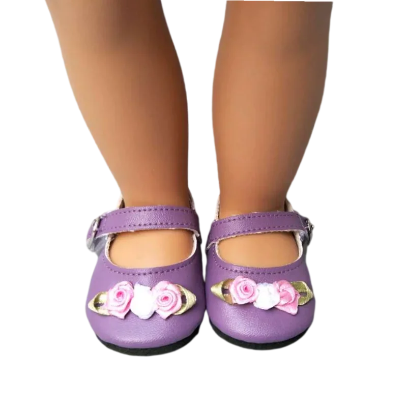 Boneca botas 43cm, sapatos de bebê, sneackers se encaixa para 18 polegadas boneca, acessórios do brinquedo