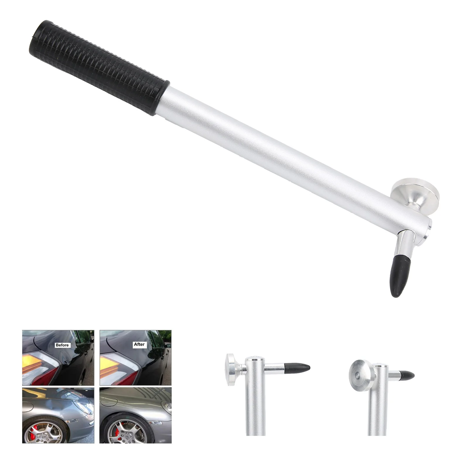 

Car Paintless Dent Repair Hammer Flattening Removal Tool with 9 Tap Heads Auto Maintenance