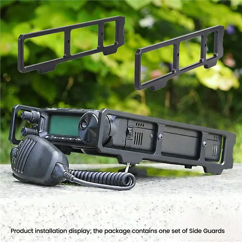 Hot Selling-Side Guard Bumper Protector CNC Aluminum Shield Carrying Handle For YAESU FT-891 For HAM Radio Transceiver,Side Guar