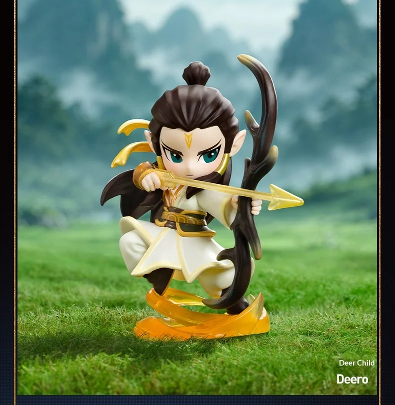 Echte POPMART Ne Zha The Devil's Sea Classic Character Series Figur Blind Box Anime Desktop-Dekoration Ornament Geschenk für Sammler – Detail 11