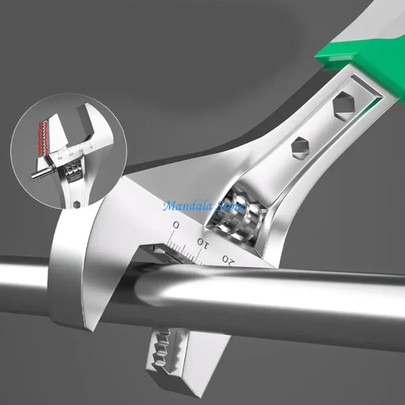 U2JC مفتاح ربط قابل للتعديل أداة إصلاح يدوية لورشة العمل الميكانيكية العالمية