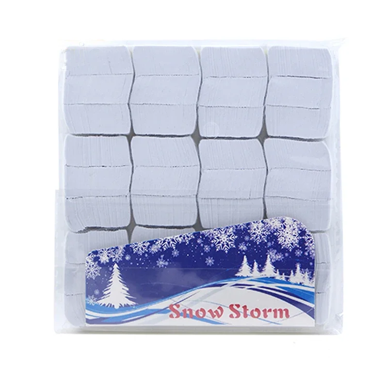 5bags(12pcs/bag)  White Snowstorms,Snow Paper Magic Tricks Stage Party Illusion Magician Accessories for Show Gimmick Props