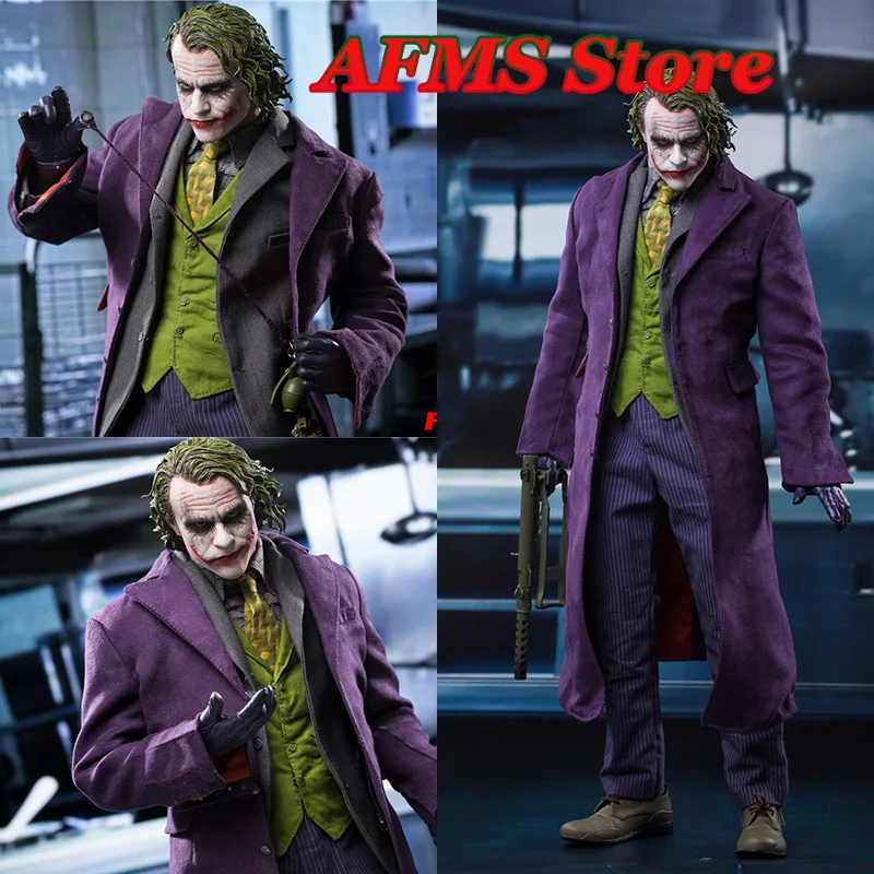 FIRE A030 1/4 Scale Male Soldier Crazy Clown Knight Purple Coat Western Style Clothes Full Set 18inch Action Figure