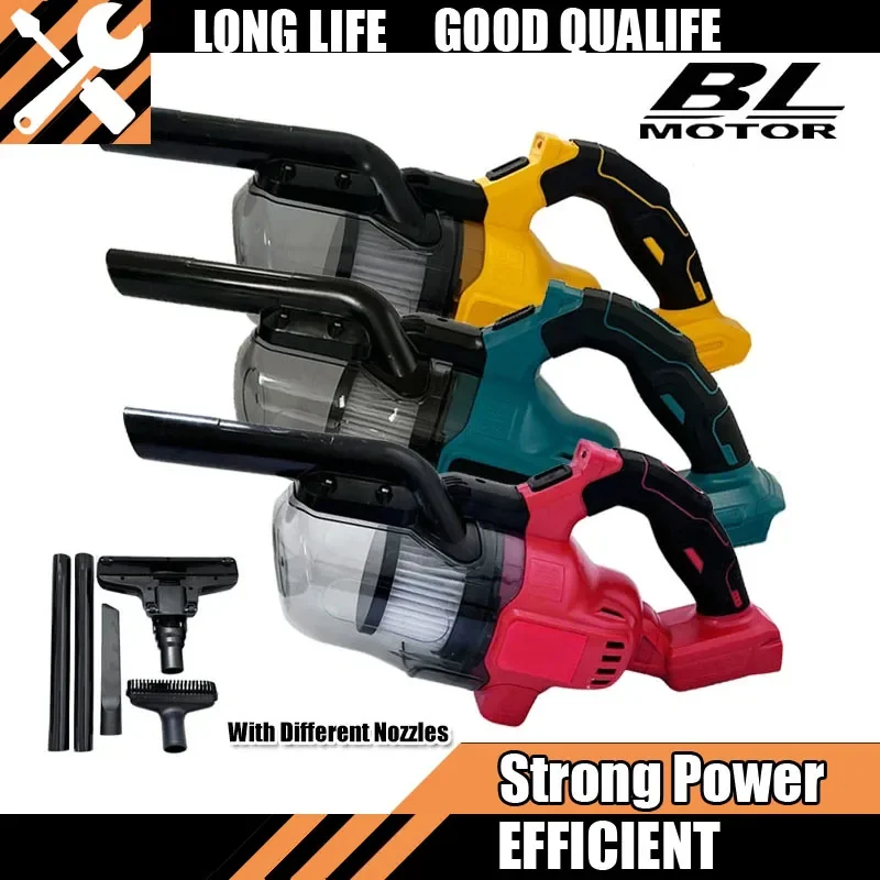 

Беспроводной ручной электрический пылесос, мощный перезаряжаемый бытовой очиститель в помещении для Makita/Dewalt Fit Milwaukee Tools